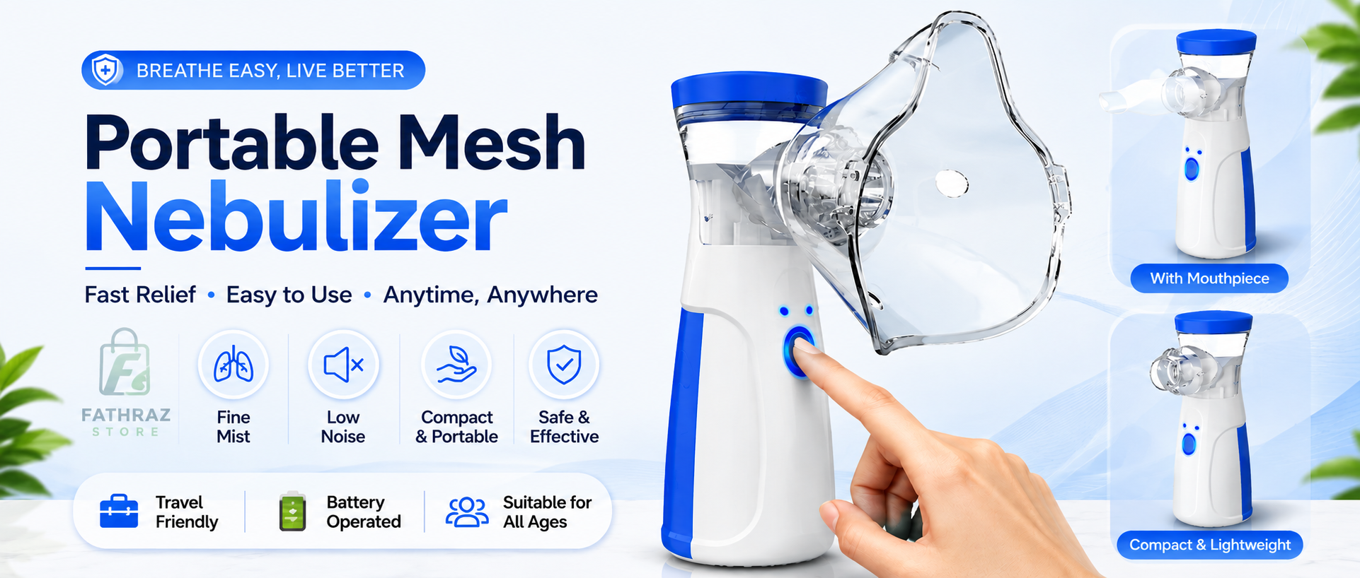 Portable Mesh Nebulizer
