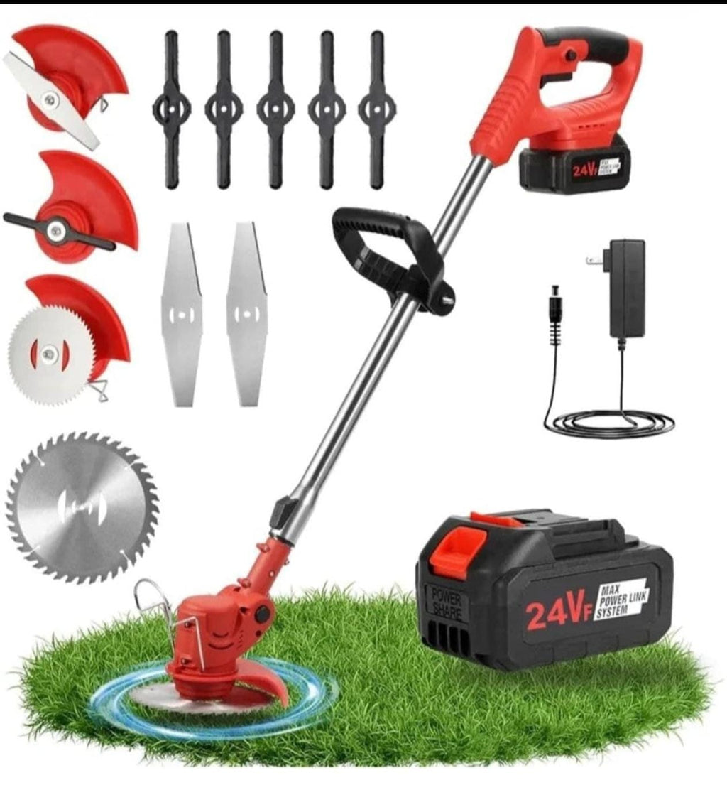 Portable Rechargeable Grass Cutter – Dual Battery, Premium Quality